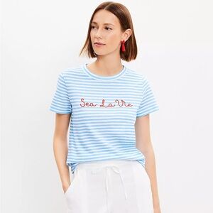 ⚓️ LOFT Sea La Vie Everyday Crew Tee ⚓️